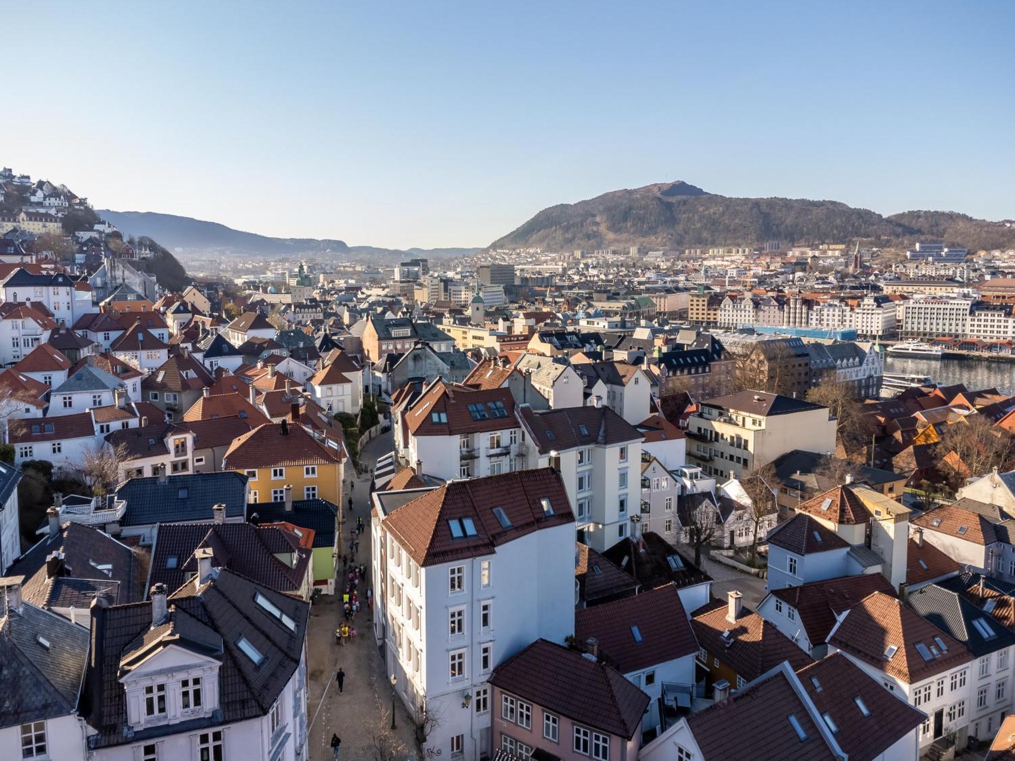 Bryggen // Floyen Apartments Берген Екстериор снимка