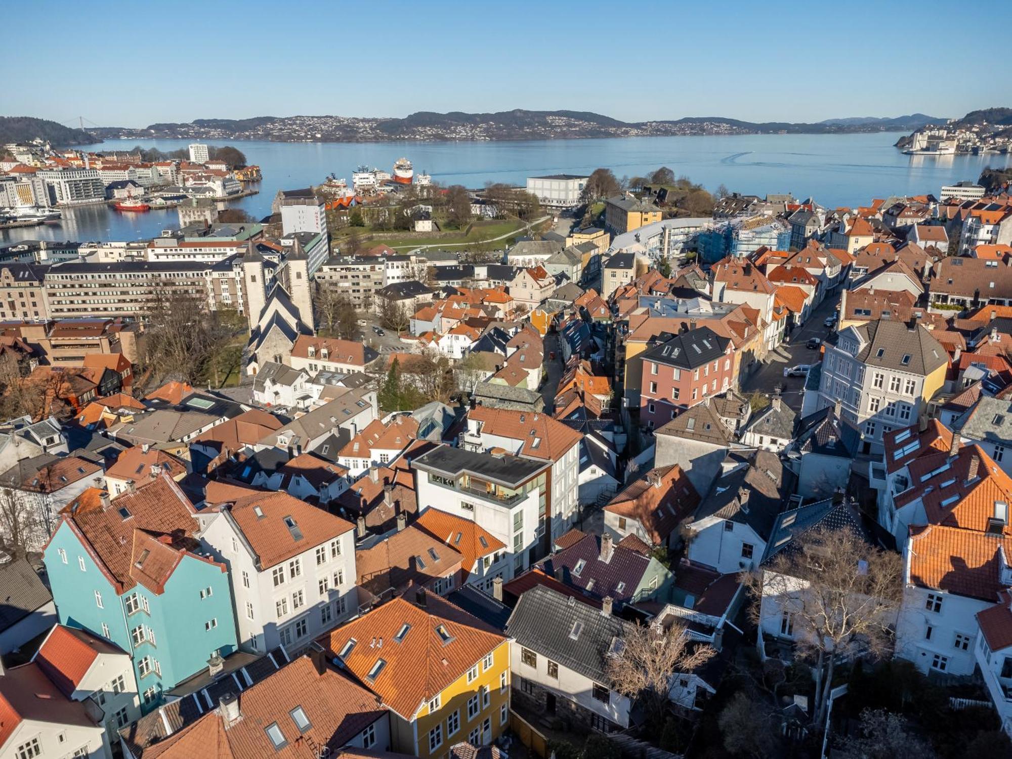 Bryggen // Floyen Apartments Берген Екстериор снимка